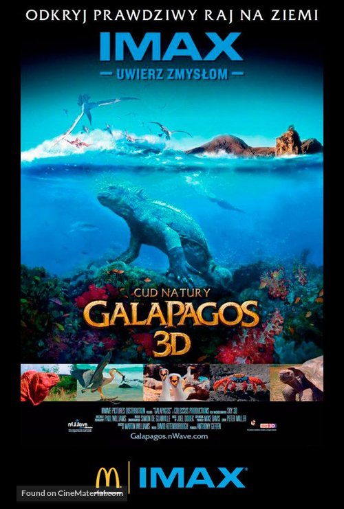 &quot;Galapagos 3D&quot; - Polish Movie Poster