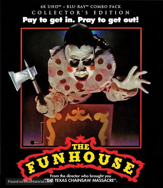 The Funhouse - Blu-Ray movie cover