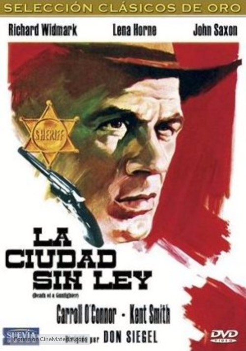 Death of a Gunfighter - Spanish DVD movie cover