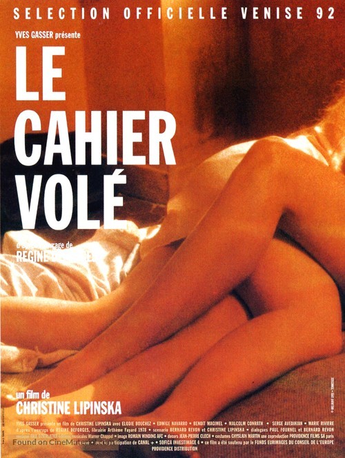 Le cahier vol&eacute; - French Movie Poster
