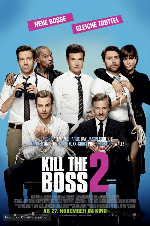 Horrible Bosses 2 - Swiss Movie Poster