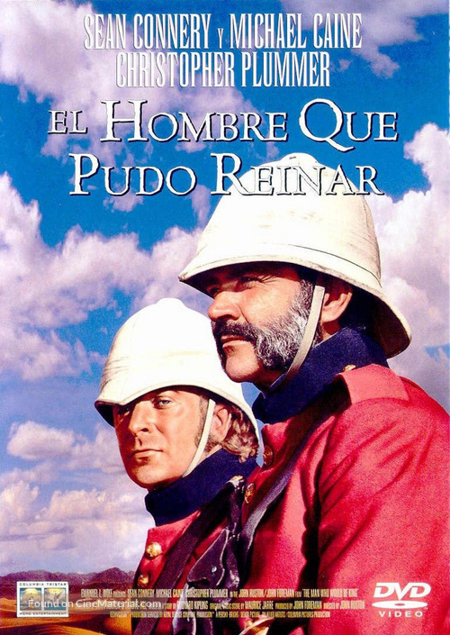 The Man Who Would Be King - Spanish Movie Cover