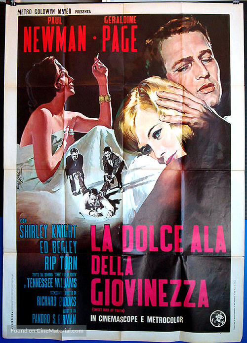 Sweet Bird of Youth - Italian Movie Poster