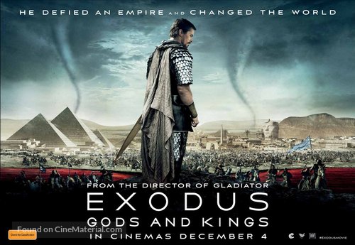 Exodus: Gods and Kings - Australian Movie Poster