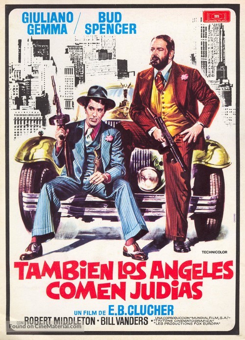 Anche Gli Angeli Mangiano Fagioli - Spanish Movie Poster