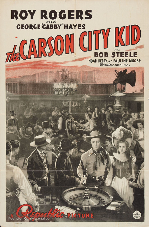The Carson City Kid - Movie Poster