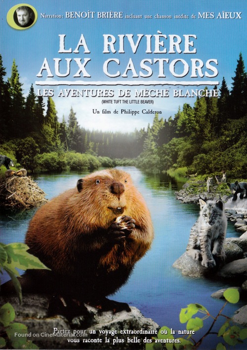 M&egrave;che Blanche, les aventures du petit castor - Canadian DVD movie cover