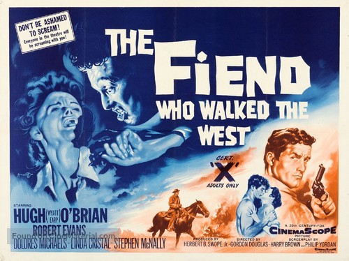 The Fiend Who Walked the West - British Movie Poster