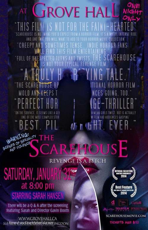 The Scarehouse - Canadian Movie Poster