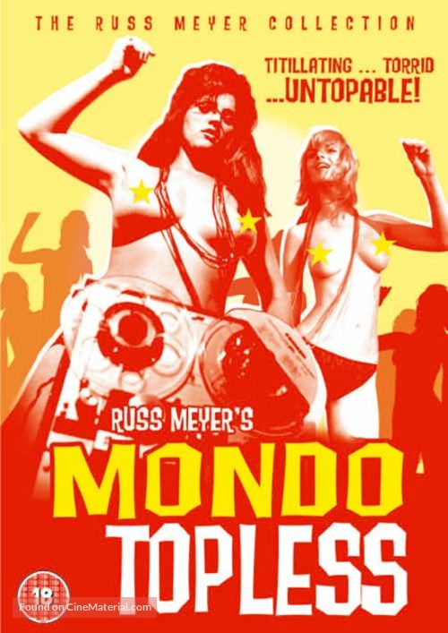 Mondo Topless - British DVD movie cover