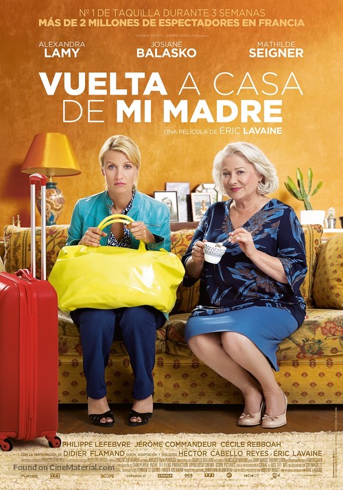 Retour chez ma m&egrave;re - Spanish Movie Poster