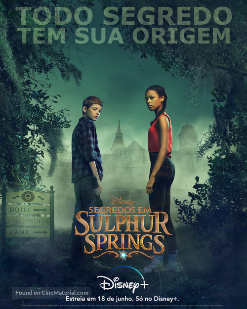 &quot;Secrets of Sulphur Springs&quot; - Brazilian Movie Poster