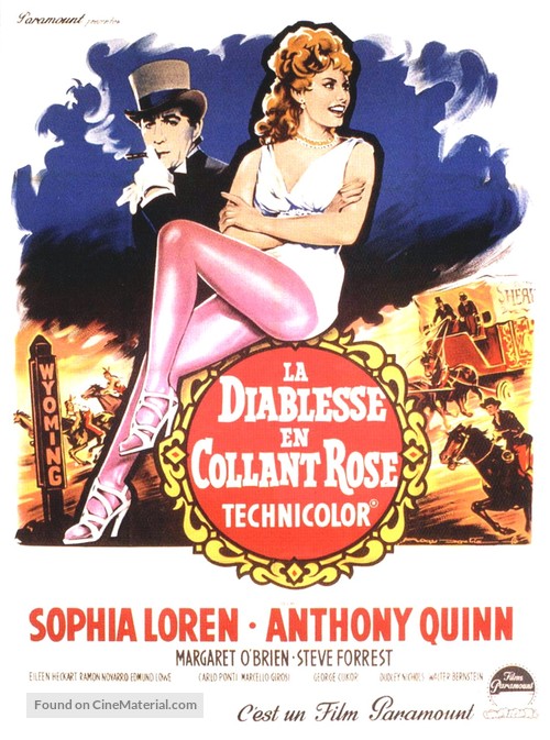 Heller in Pink Tights - French Movie Poster