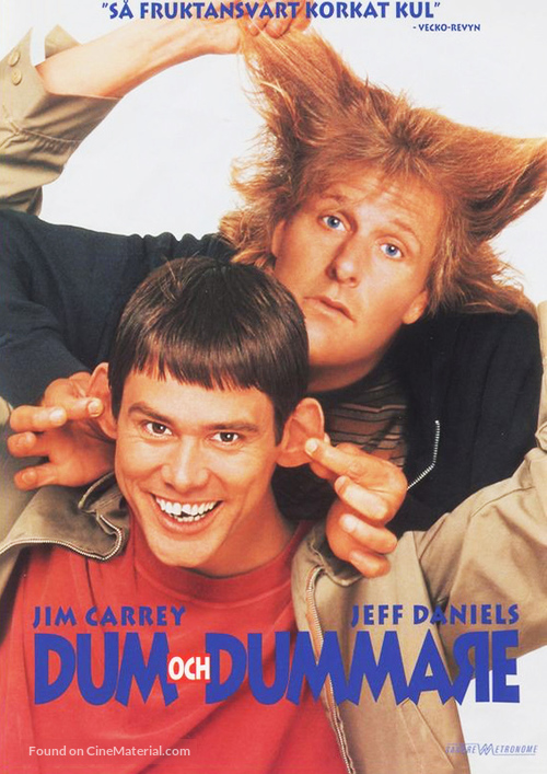 Dumb &amp; Dumber - Swedish DVD movie cover