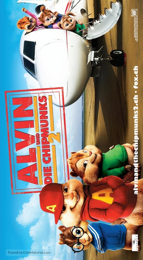 Alvin and the Chipmunks: The Squeakquel - Swiss Movie Poster