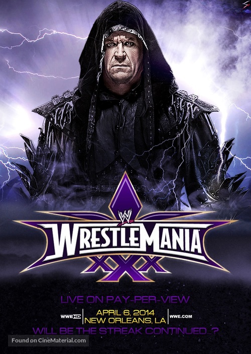 WWE WrestleMania XXX - Movie Poster