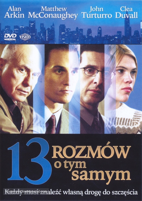 Thirteen Conversations About One Thing - Polish DVD movie cover