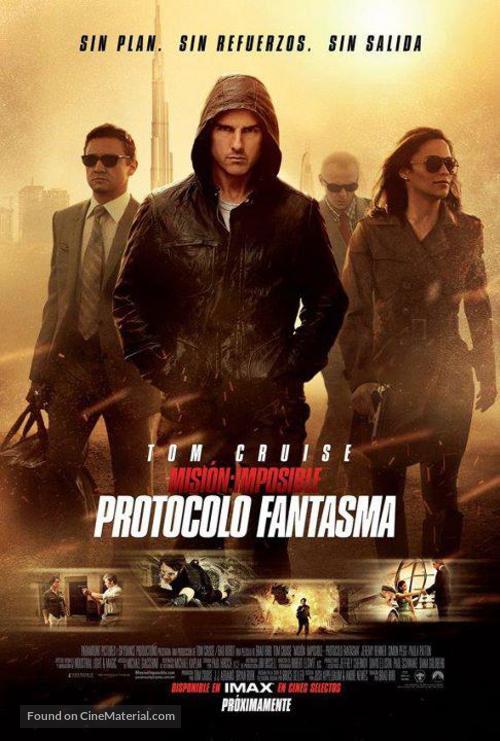 Mission: Impossible - Ghost Protocol - Argentinian Movie Poster