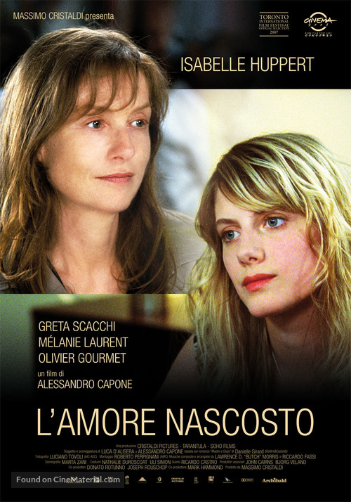 L&#039;amour cach&eacute; - Italian Movie Poster