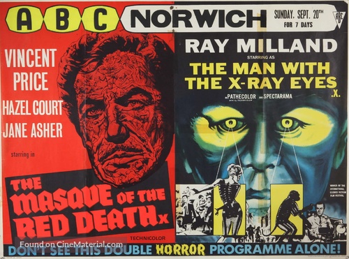The Masque of the Red Death - British Combo movie poster