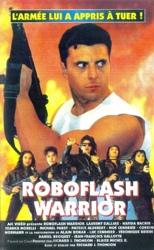 Roboflash Warrior - French VHS movie cover