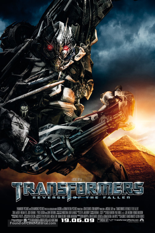 Transformers: Revenge of the Fallen - British Movie Poster