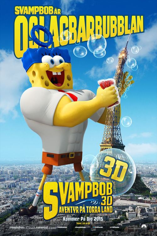 The SpongeBob Movie: Sponge Out of Water - Swedish Movie Poster