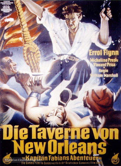 Adventures of Captain Fabian - German Movie Poster