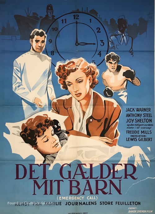 Emergency Call - Danish Movie Poster