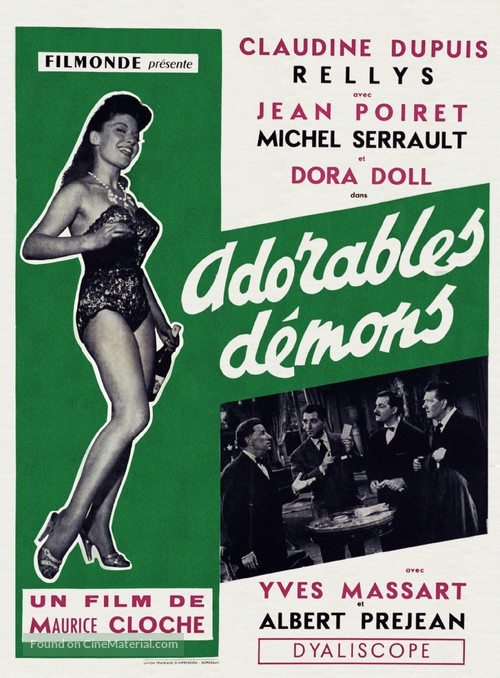 Adorables d&eacute;mons - French Movie Poster