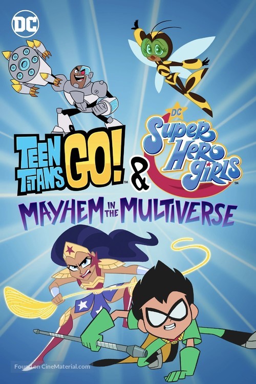Teen Titans Go! &amp; DC Super Hero Girls: Mayhem in the Multiverse - DVD movie cover