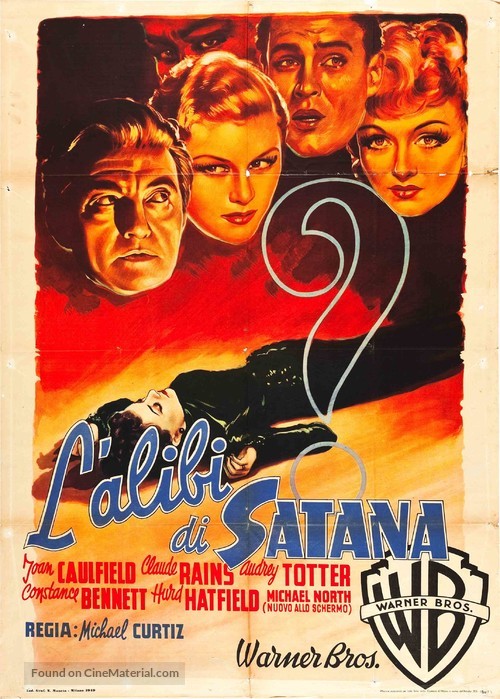 The Unsuspected - Italian Movie Poster