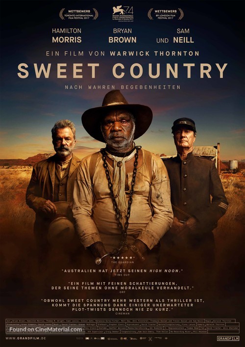 Sweet Country - German Movie Poster