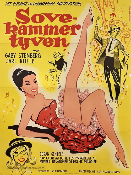 S&auml;ngkammartjuven - Danish Movie Poster