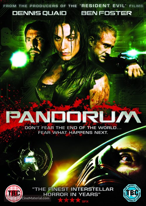 Pandorum - British DVD movie cover