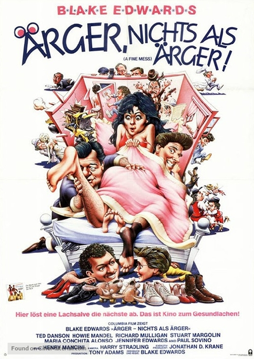 A Fine Mess - German Movie Poster