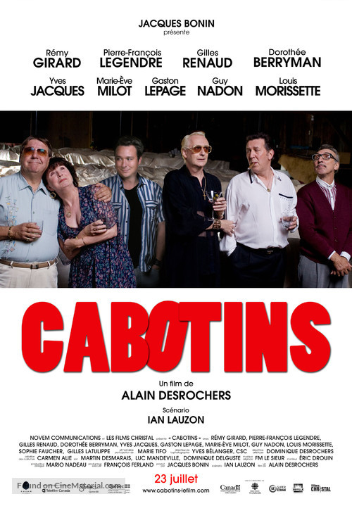 Cabotins - Canadian Movie Poster