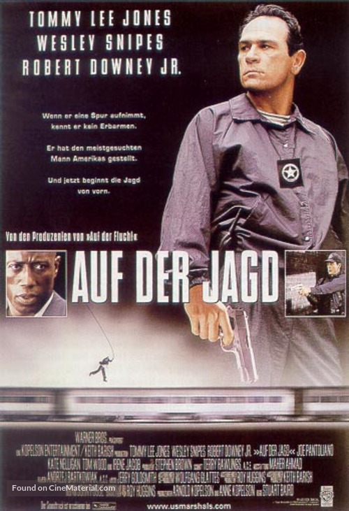 U.S. Marshals - German Movie Poster