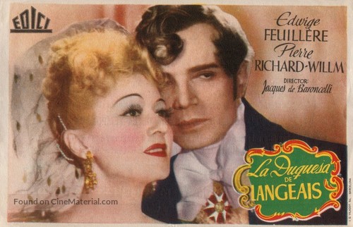 La duchesse de Langeais - Spanish Movie Poster
