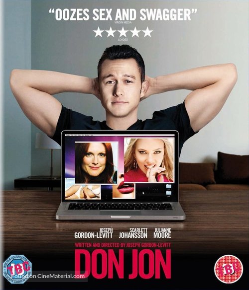 Don Jon - British Blu-Ray movie cover