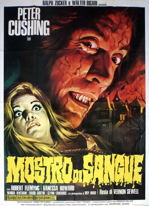 The Blood Beast Terror - Italian Movie Poster