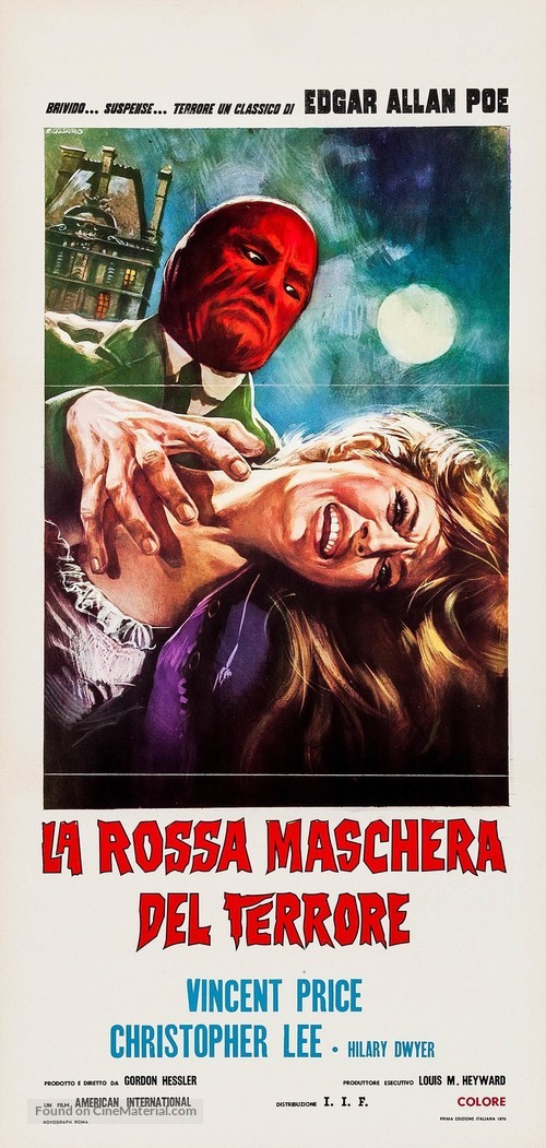 The Oblong Box - Italian Movie Poster