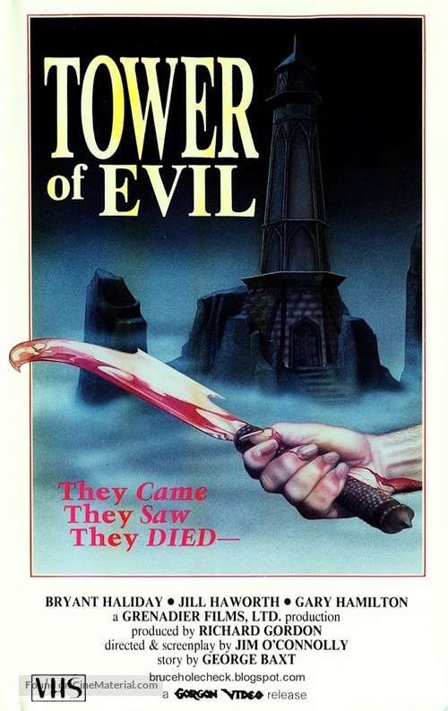 Tower of Evil - VHS movie cover