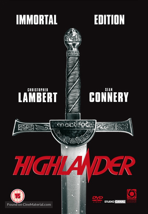 Highlander - British Movie Cover