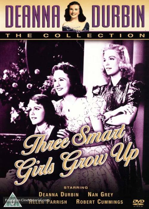 Three Smart Girls Grow Up - British DVD movie cover