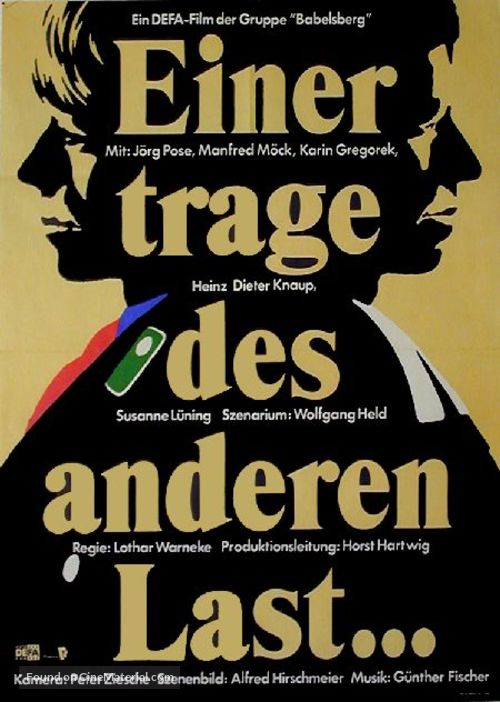 Einer trage des anderen Last - German Movie Poster