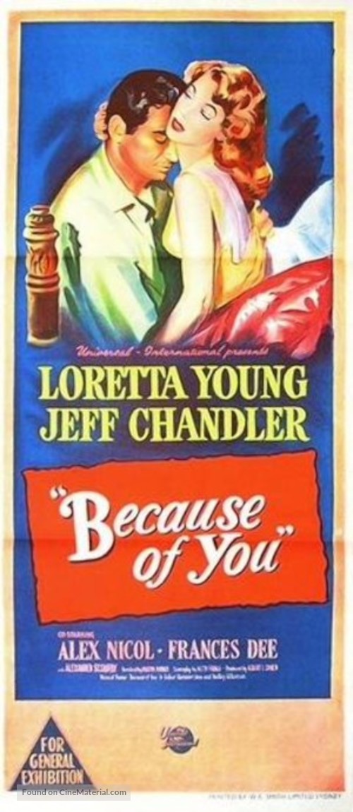 Because of You - Australian Movie Poster