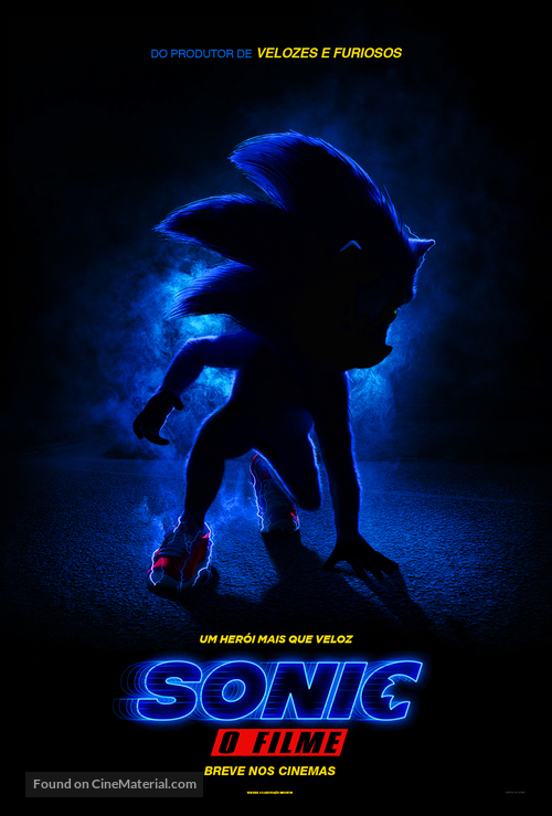 Sonic the Hedgehog - Brazilian Movie Poster