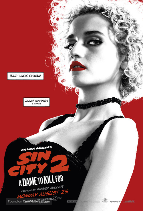 Sin City: A Dame to Kill For - British Movie Poster