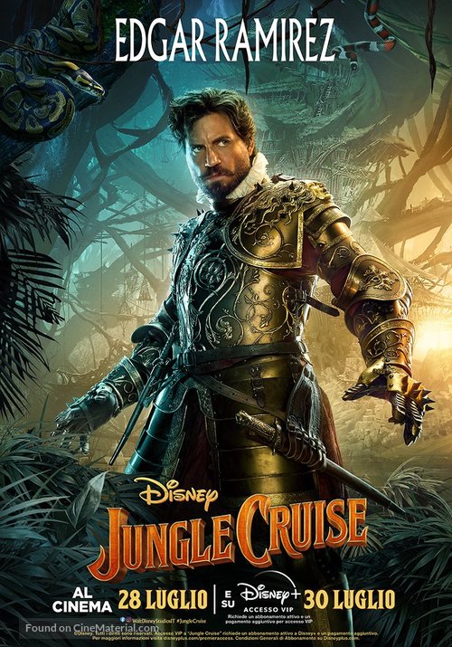 Jungle Cruise - Italian Movie Poster